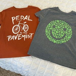 2 Cat and Jack T - shirts